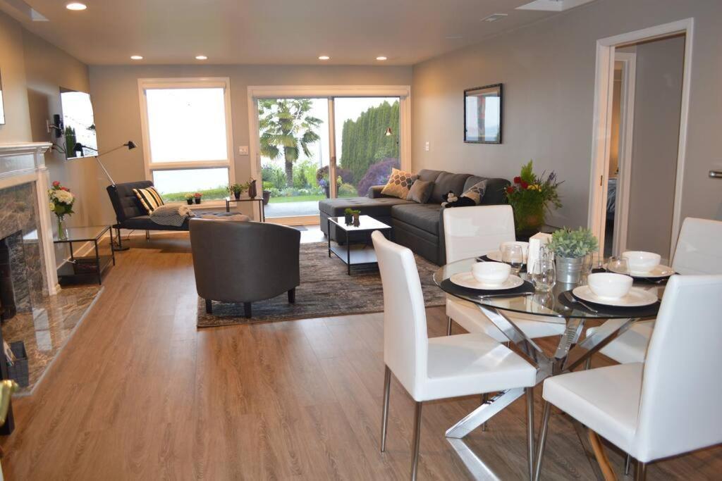 1-Bedroom Seaview Guesthouse On Seattle Luxury Estate With Views Of Olympic Mountains Eksteriør bilde
